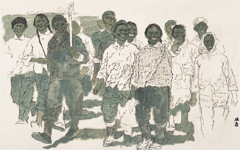 年轻的时候（6） 69×95cm 2002-2003.jpg