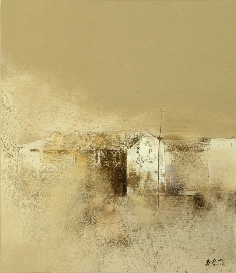 3.《徽州情之二》70x60cm2015.JPG