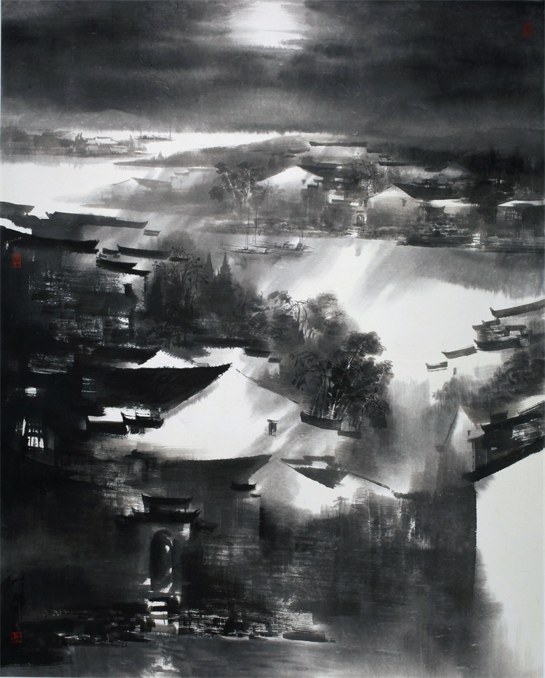 1皖南迷境异幻时(中国美术馆收藏)160x200cm.jpg