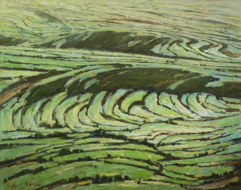 《大地的旋律》80cm×100cm 2007年 亚麻布油画.jpg