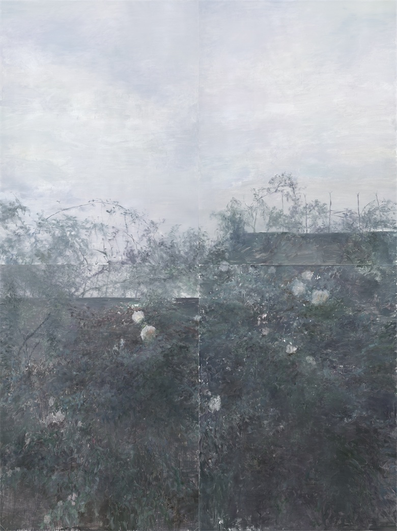 《无意苦争春》 400x300cm 布面油画 2020.jpg