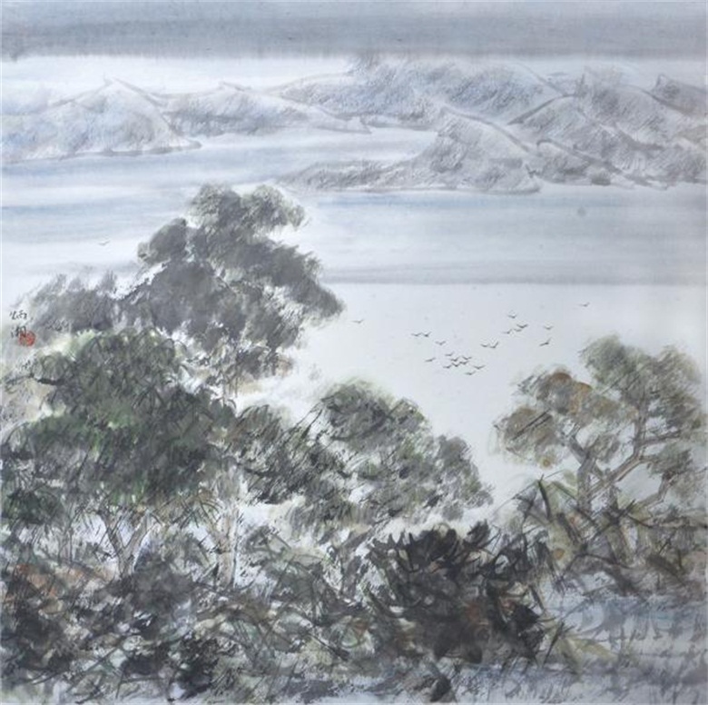 《北疆初寒》68×68cm.jpg