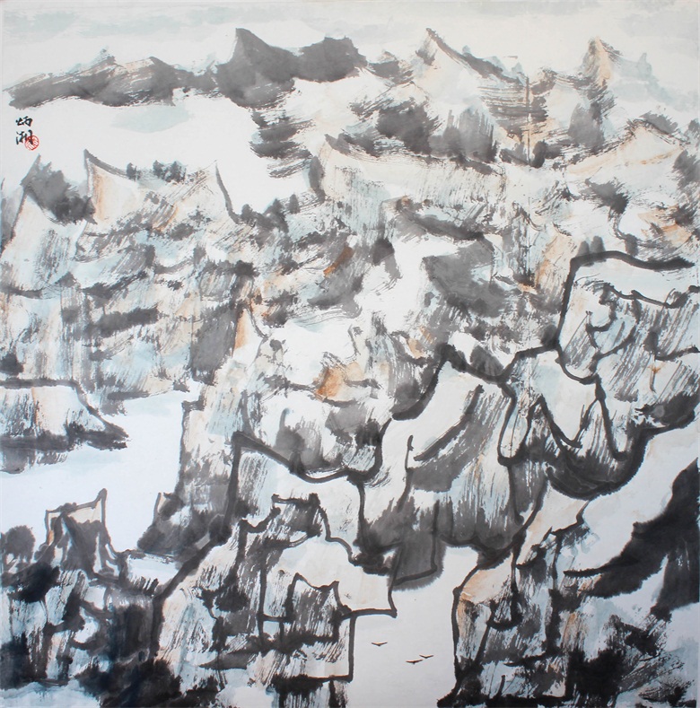 《卧龙岗》68x68cm.jpg