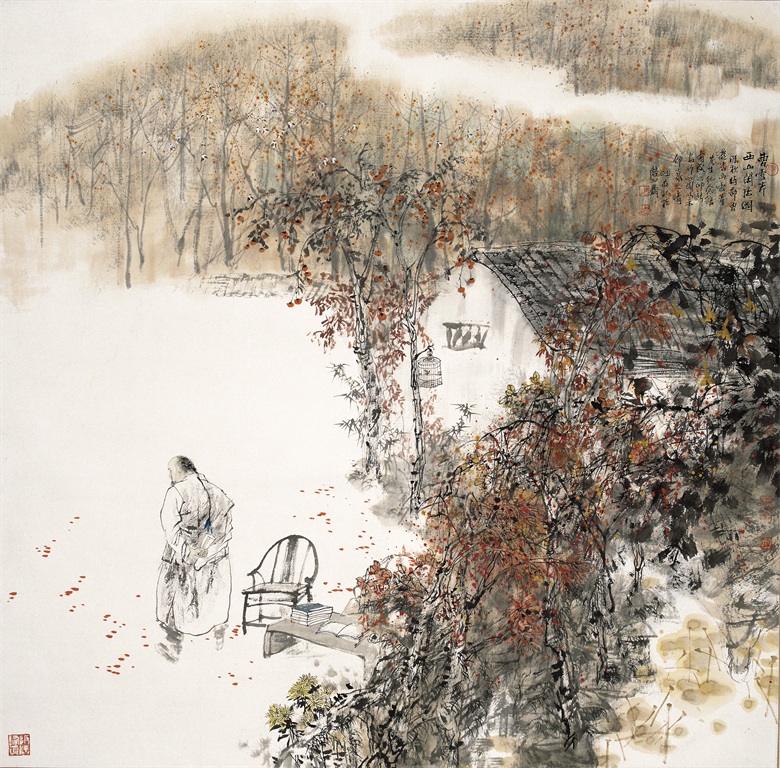 51王明明 《曹雪芹西山闲居图》147×143cm 1999年.jpg