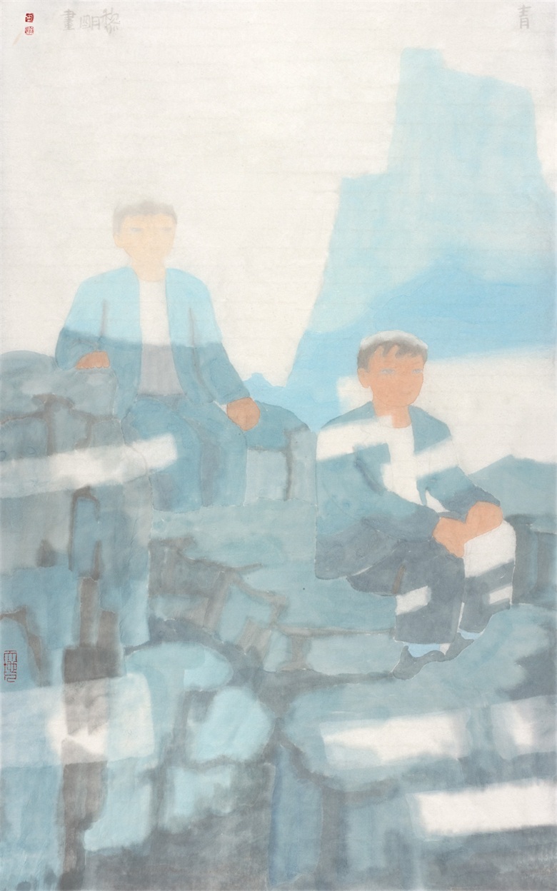028-2020年-《青》-纸本水墨-70 × 40 cm2020年-8.jpg