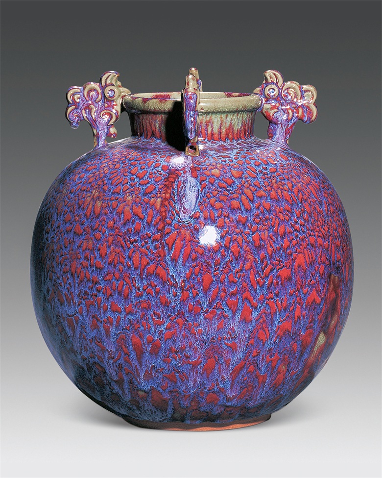 陶瓷：《山花烂漫》，尺寸：35×37×37cm，年代：2000年.jpg
