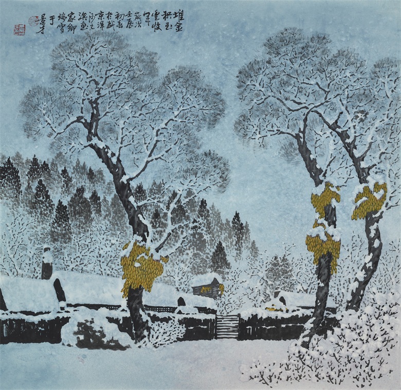 2 于景财  《堆金积玉丰收年》 67x69cm.jpg