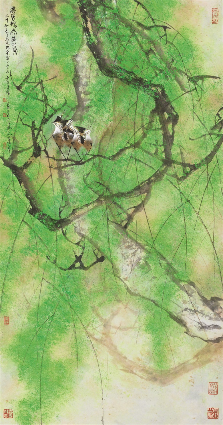 《春风杨柳千万条》134x70cm 1999年.jpg