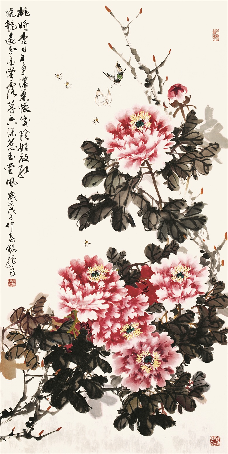 群芳争艳  136cm×68cm  2008年.jpg
