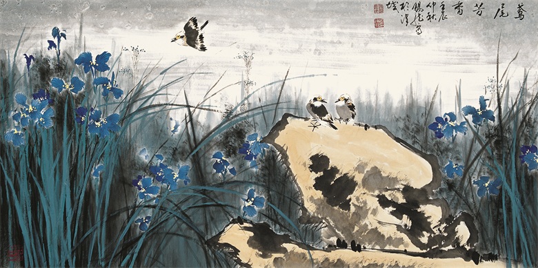 新增鸢尾芳香  136cm×68cm  2012年.jpg