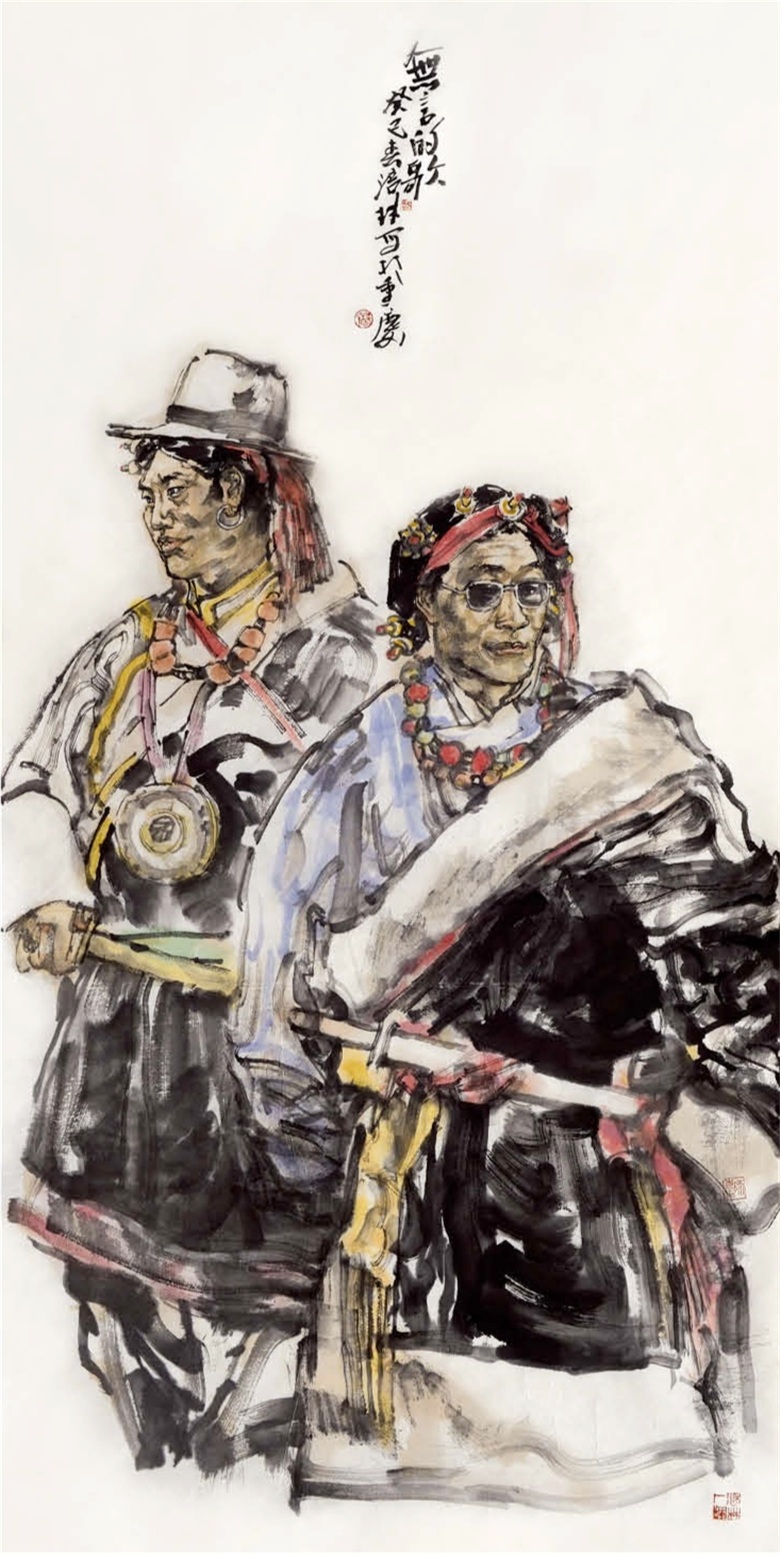 《无言的歌》  136x68cm   2013年.jpg