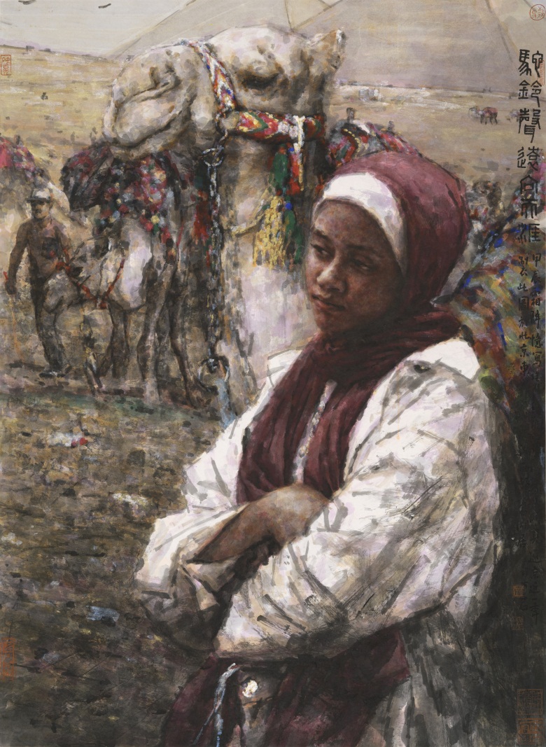 《驼铃声远向天涯 》.jpg